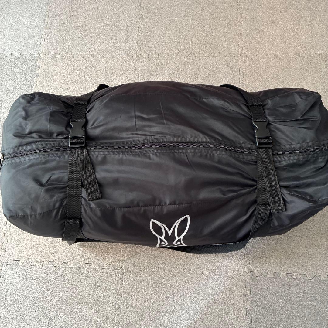 DOD ブラック ワンポールテントL 収納バッグ付き