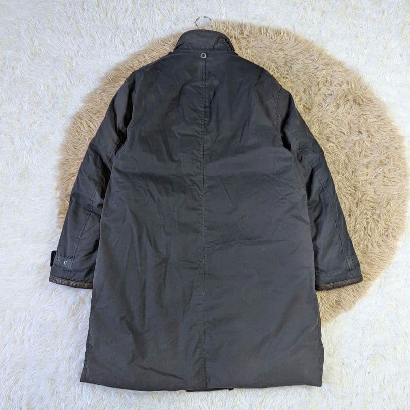 AQUARAMA モッズコート ダウン ファー フード付 イタリア製 メンズ L