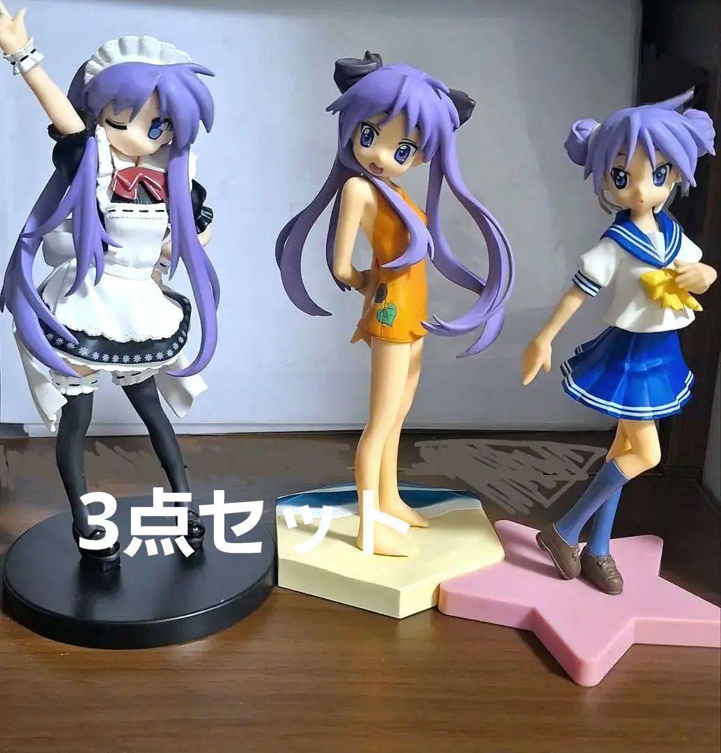 らき☆すた≒おん☆すて 柊かがみ プレミアムフィギュア　他2点