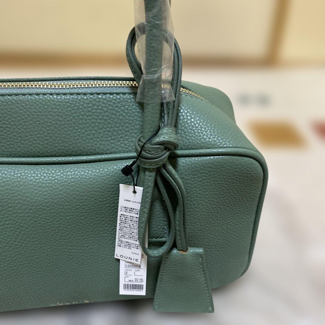 LOUNIE グリーン ハンドバッグ