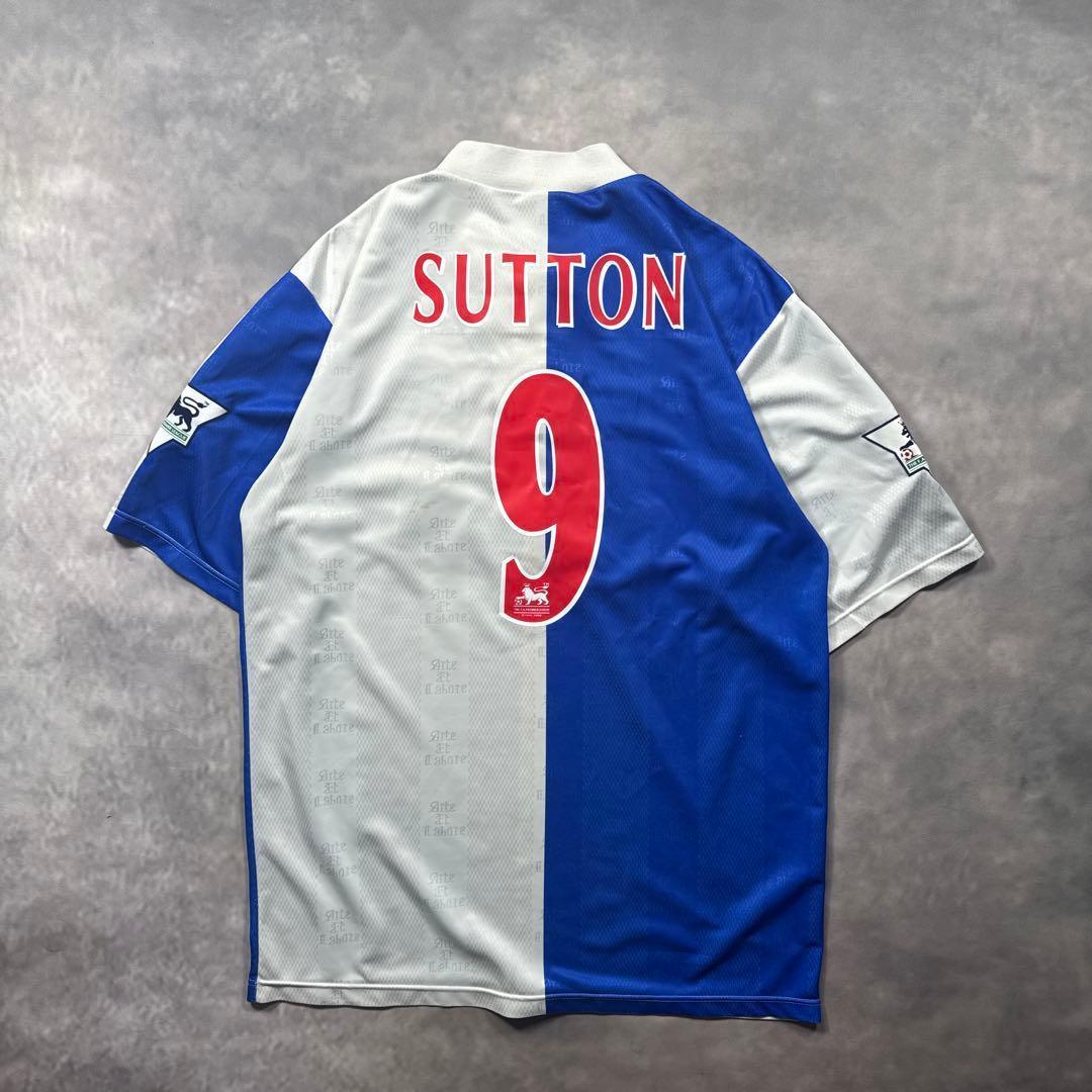 ブラックバーン　asics イギリス製　クリス・サットン1996-97 R98