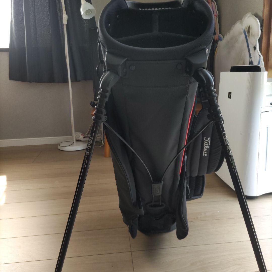 Titleist スタンドバッグ ブラック/レッド
