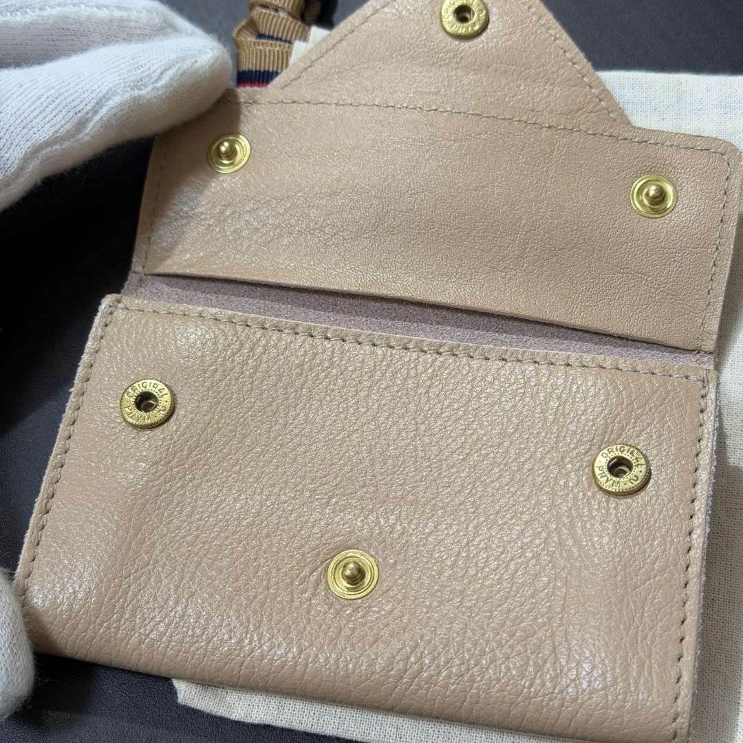 【新品未使用】イルビゾンテ 名刺入れ カードケース カフェラテ