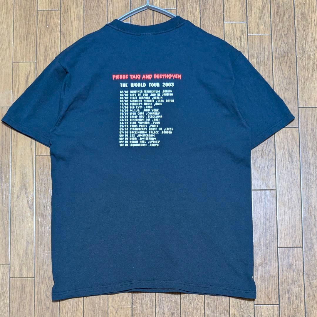 00s ピエール瀧とベートーベン　 2003ツアーＴシャツ 半袖Ｔシャツ　M　黒