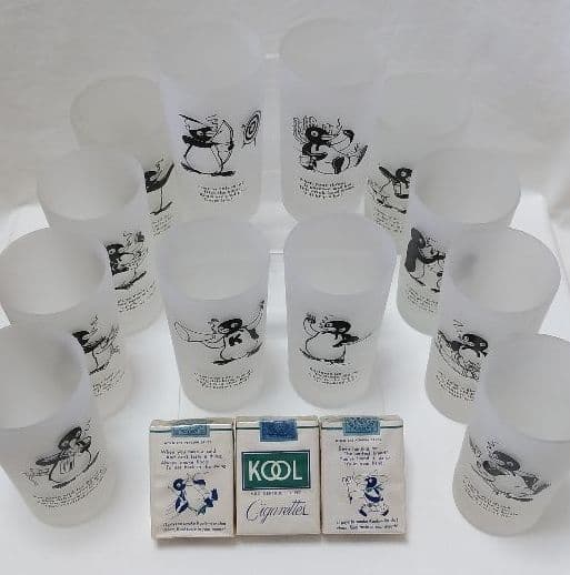 ペンギン KOOLクールアンティーク❤︎1954年プロステッドグラス完璧セット！