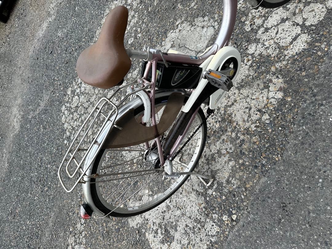 電動アシスト自転車 パープル