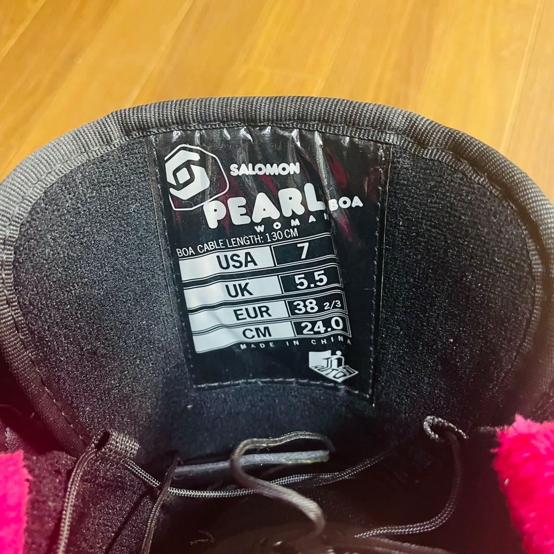 新品タグ付き SALOMON スノーボード ブーツ PEARL BOA 24cm