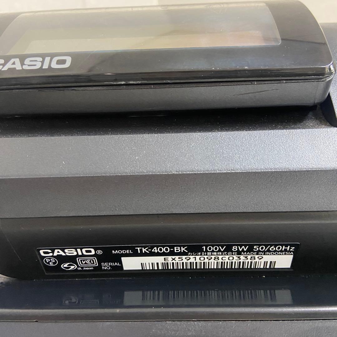 CASIO カシオ⭐️電子レジスターTK-400 【3554】