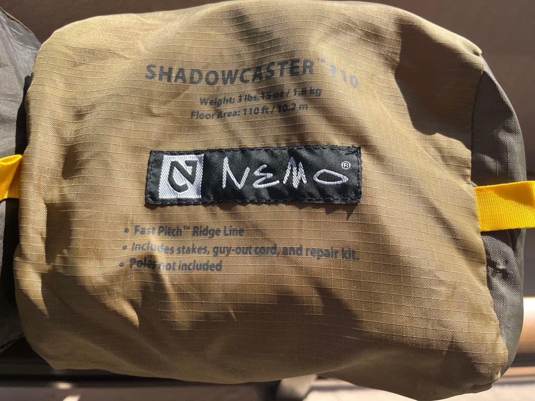 NEMO AURORA STORM 3P おまけタープ付き