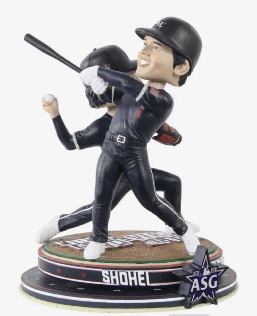 【初出場】大谷翔平 2021年MLBオールスター 二刀流初出場記念 ボブルヘッド