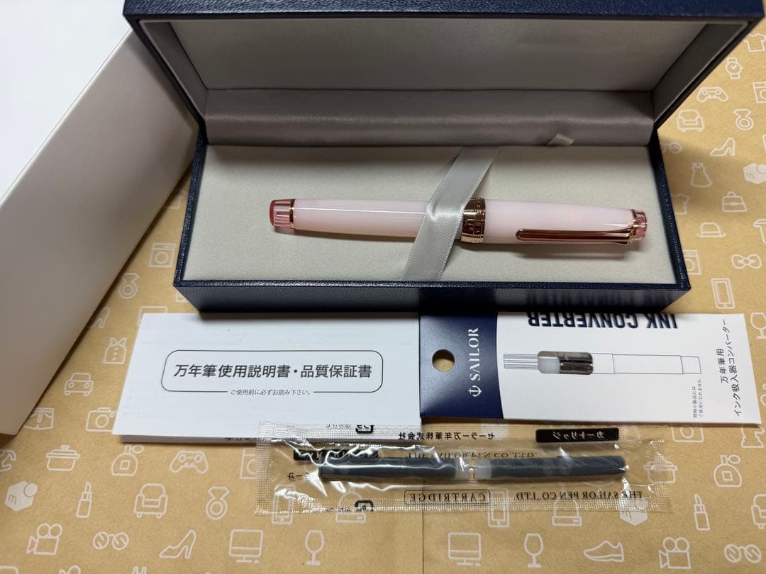 八文字屋 久保桜 ブルームピンク 万年筆 極細字EF