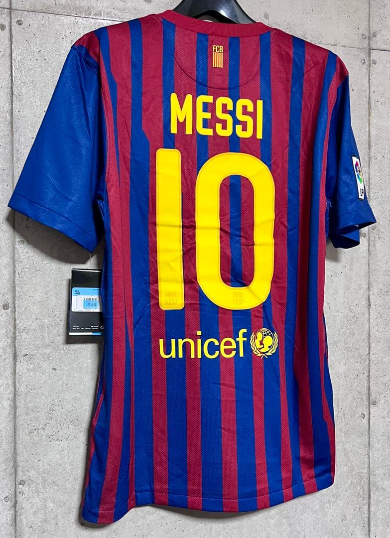 【新品/タグ付き】11/12 FCバルセロナ ♯10 メッシ【Mサイズ】ホーム