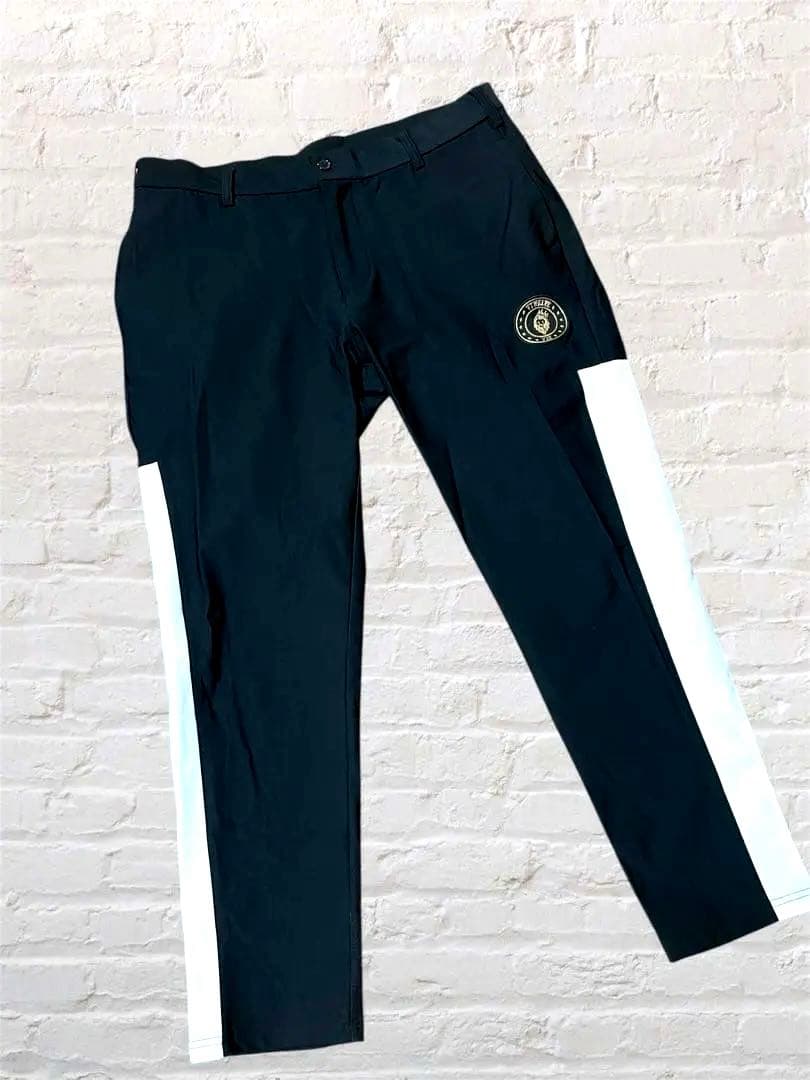 美品　V12 ゴルフ メンズ 裏起毛　サイズXL ストレッチロングパンツ