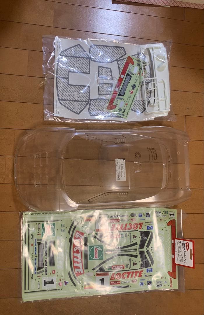 京商スーパー10用　FW04NSX GTボディ　デカール付き