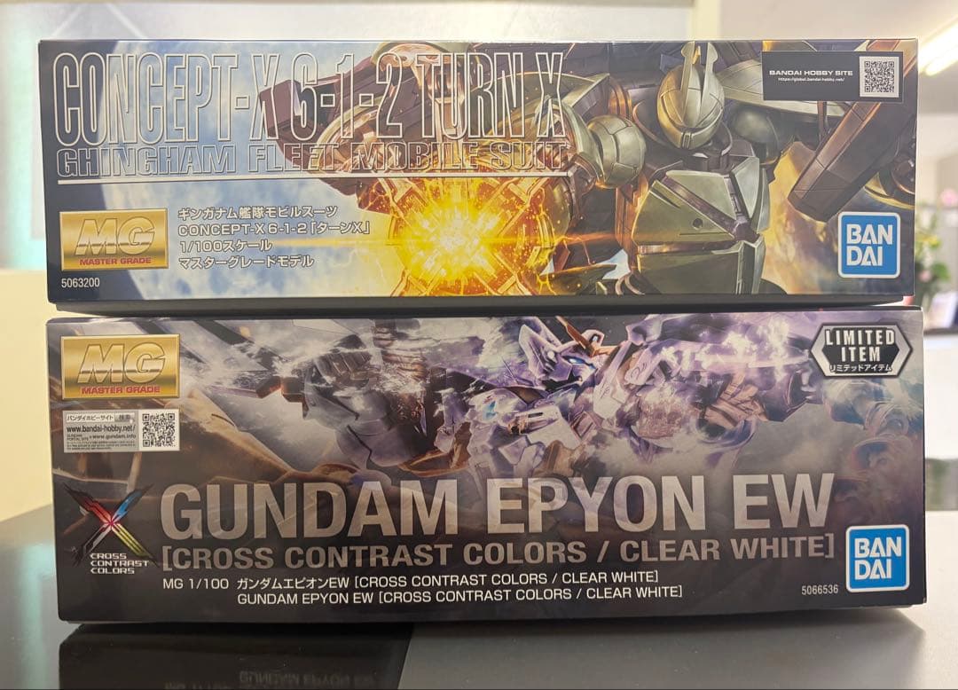 MGターンX & MGガンダムエピオンCROSS CONTRAST COLORS
