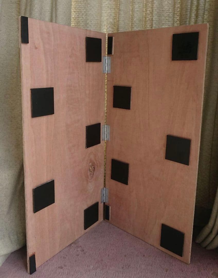 フラメンコ 折りたたみ式 練習用板 コンパネ クリアー塗装 取っ手有り