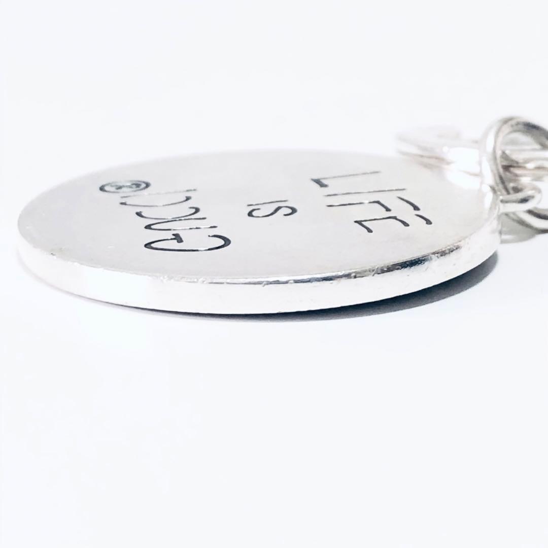 GUCCI ゴースト キーリング REAL LOGO M255036