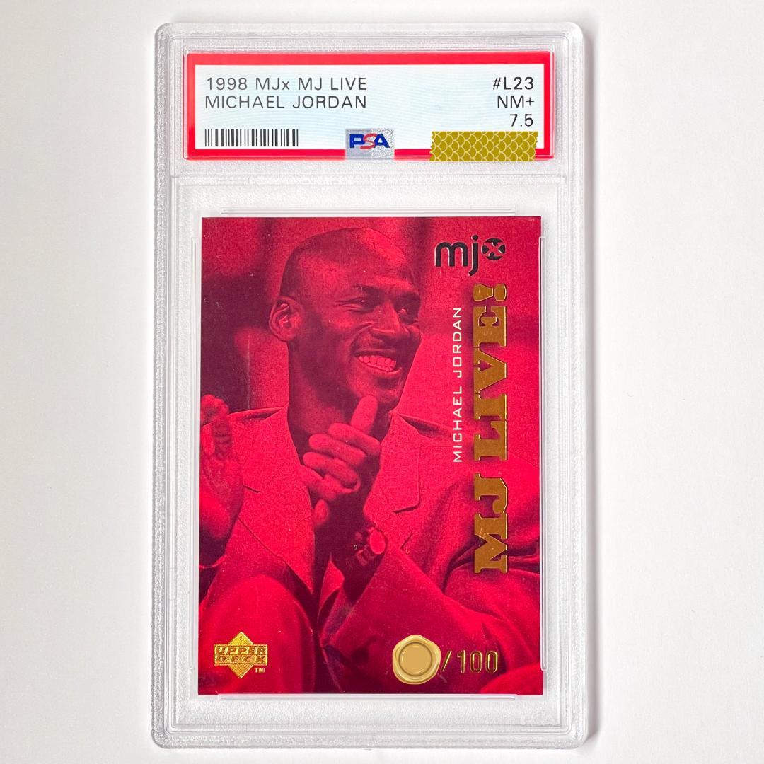 1998レア/100枚限定PSA MICHAEL JORDAN MJx LIVE