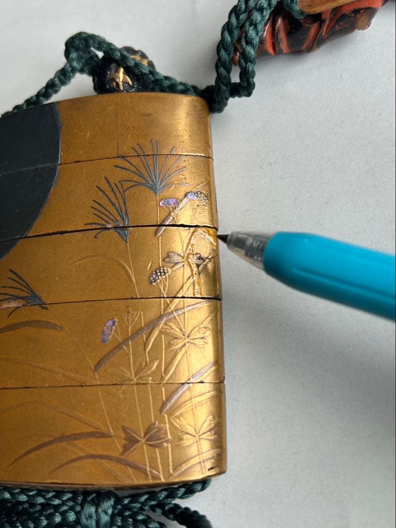 時代物　蒔絵印籠