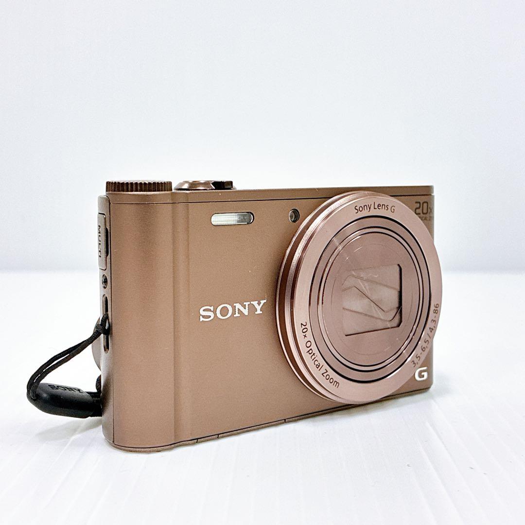 EZ-013【完動品 microSD付】SONY DSC-WX300 ブラウン