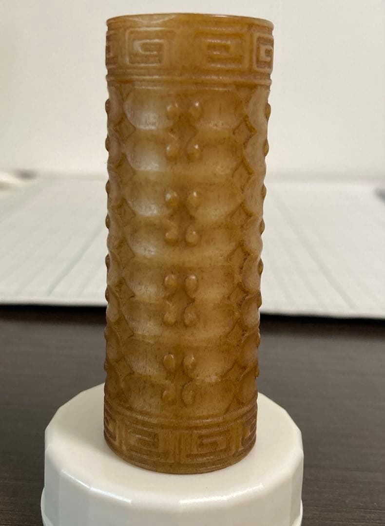 骨製　縁起彫刻　置物　根付