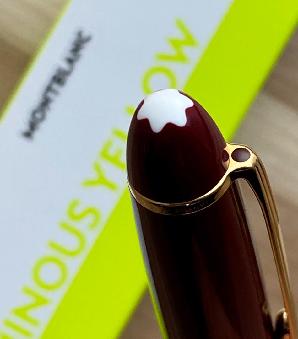 超美品 モンブラン ボルドー　ル・グラン166 ドキュメントマーカー 蛍光ペン