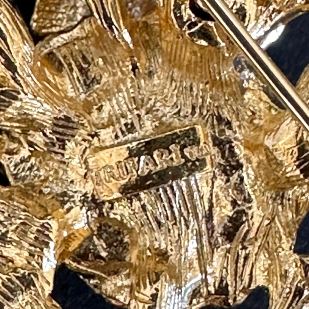 TRIFARI トリファリ ブローチ 青い鳥 しあわせの青い鳥 米国 ブルー