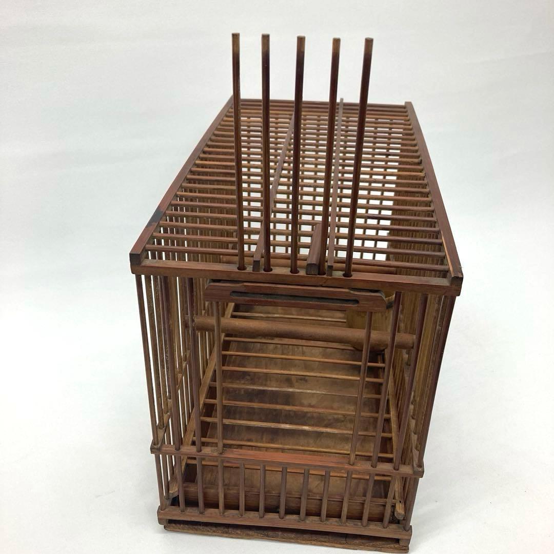 鳥籠 鳥かご レトロ竹細工