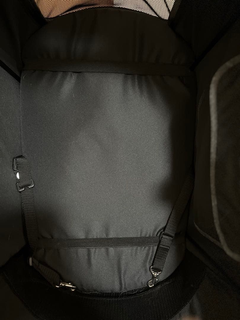 コムペット　ミリクランα グレー ペットカート 折りたたみ式 メッシュ窓付き