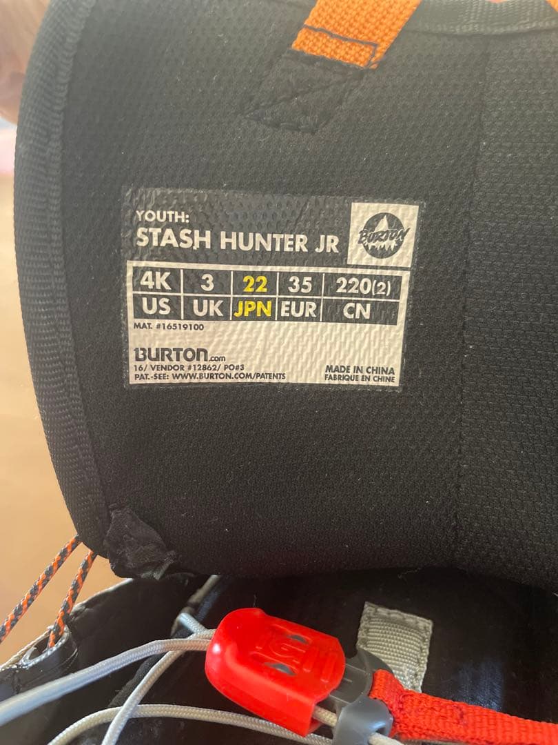 Burton Imprint 1 子ども用スノーボードブーツサイズ22cm