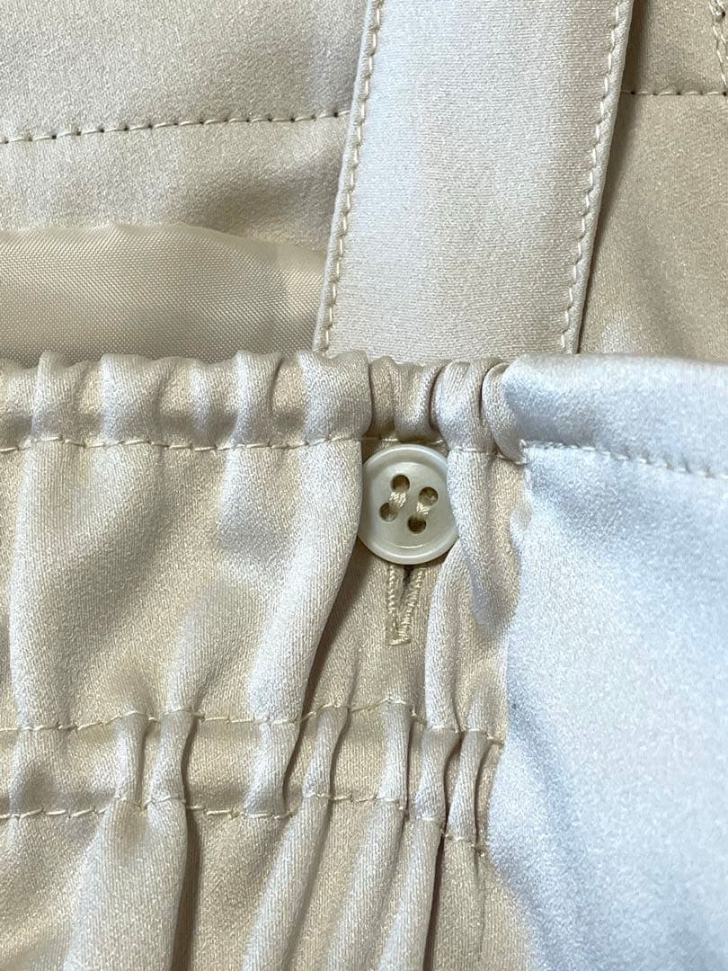 【美品】Innocent World リボンバイカラーJSK ミルクティー色