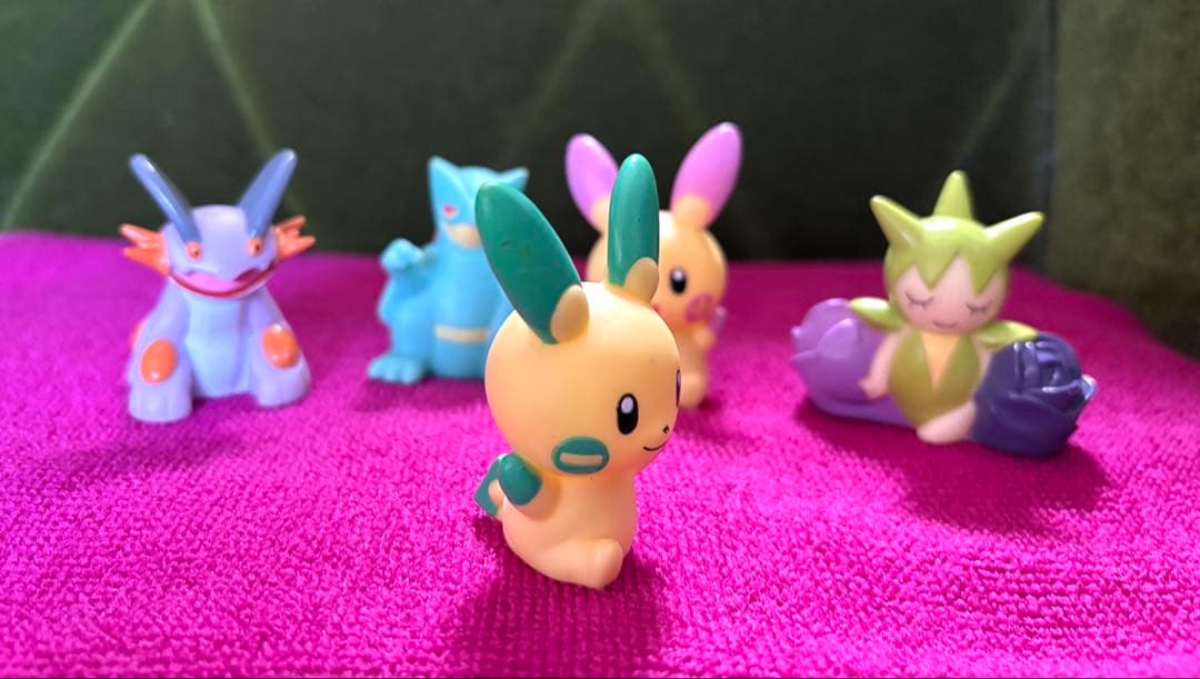 【限定品】ポケモンキッズ 色ちがい5体セット プラスル マイナン ジュカイン 他