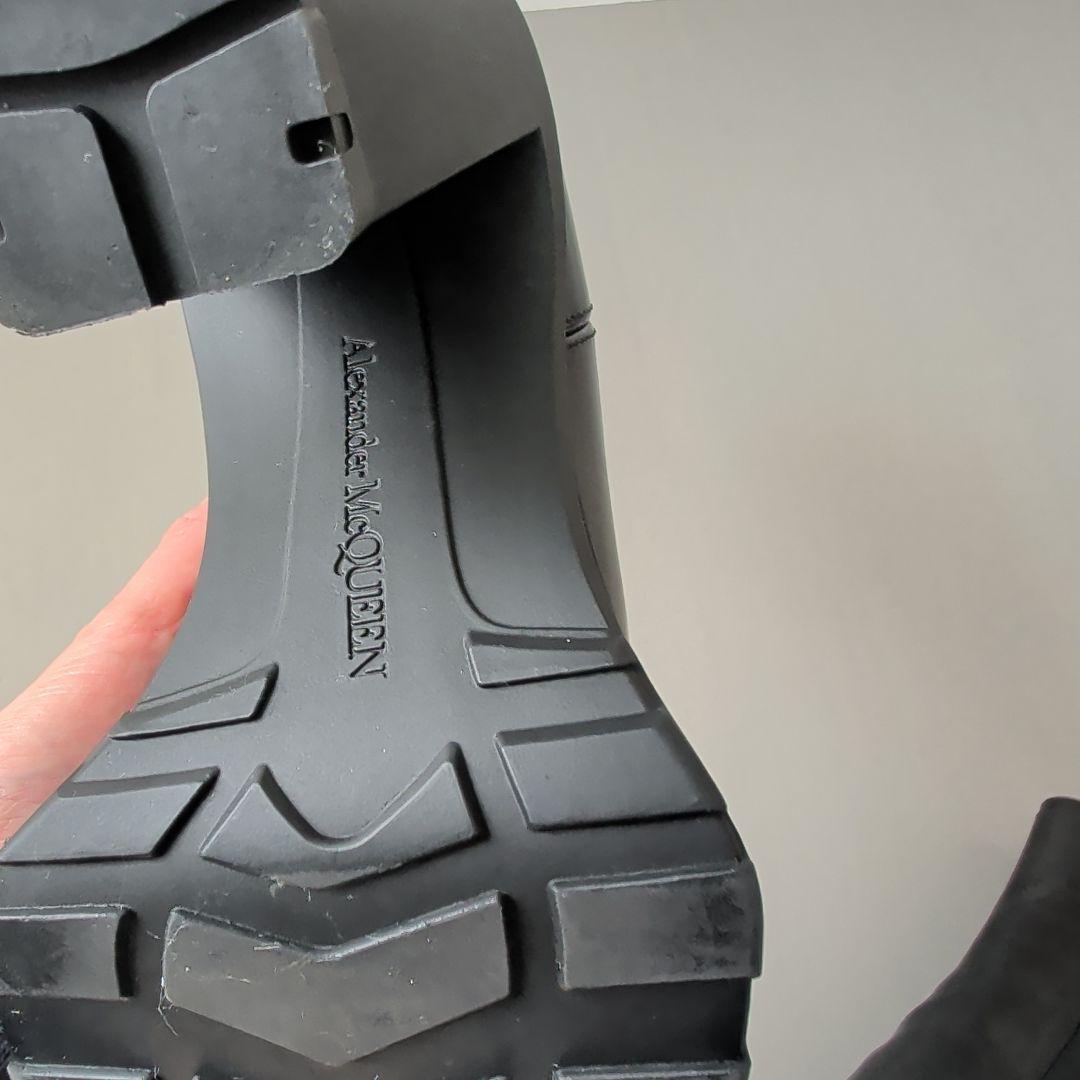 Alexander McQueen サイドゴアブーツ ブラック