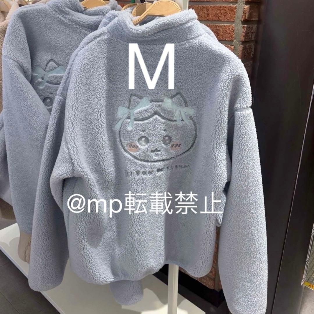 韓国限定 韓国 SPAO ちいかわ リボン フリース M ハチワレ
