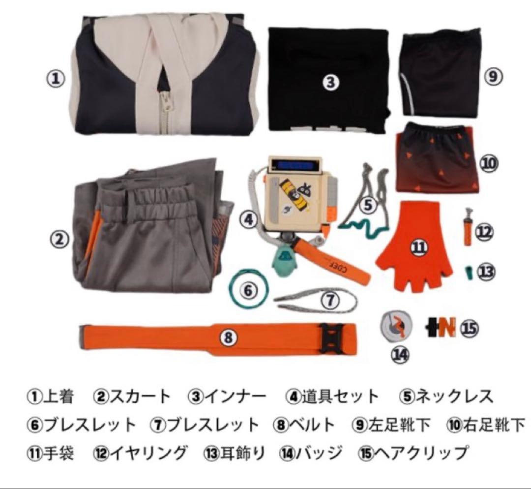 o*s様 ゼンレスゾーンゼロ リン コスプレ衣装 Sサイズ 【ウィッグ付き】