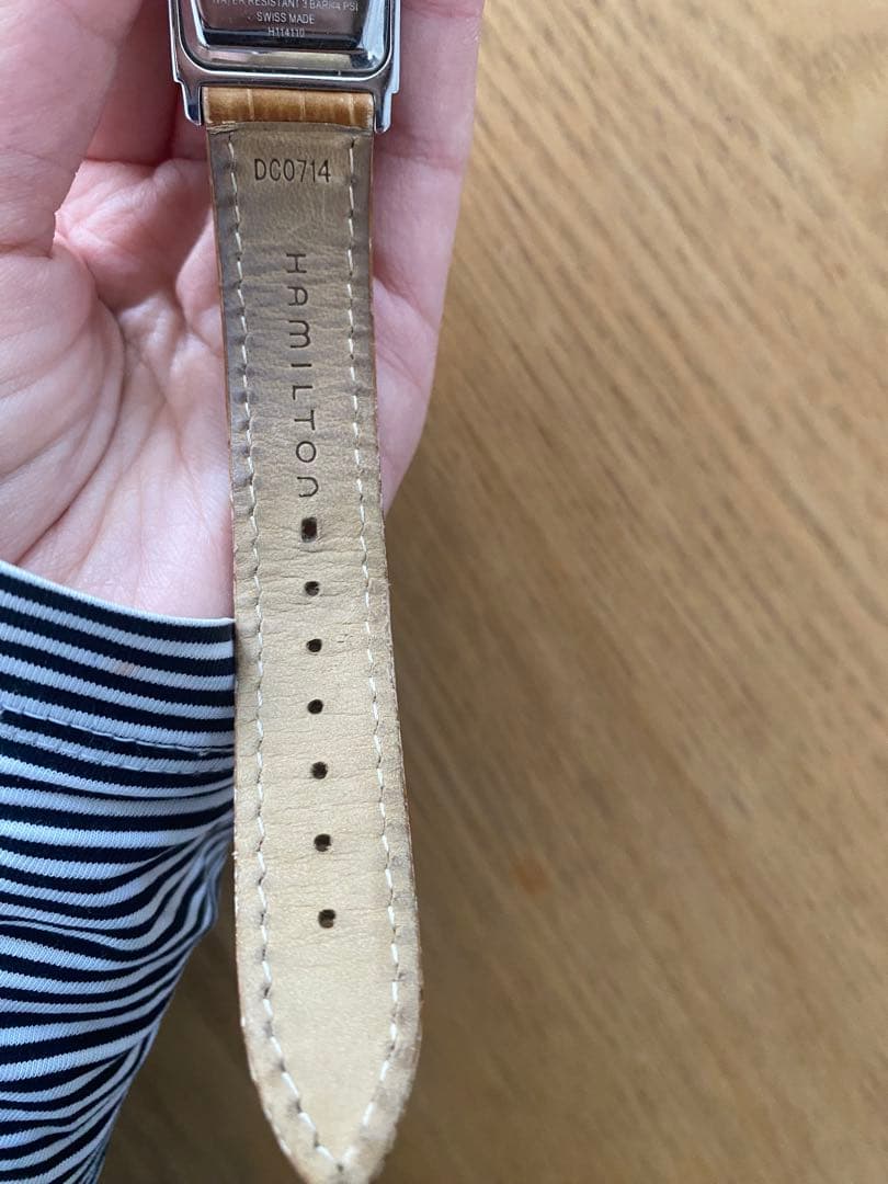 Hamilton アードモア　 長方形時計 ホワイト文字盤