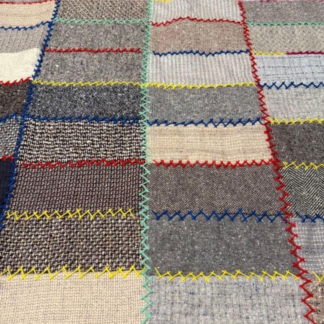 ラグ・カーペット Vintage Dead Stock Fabric Patchwork Rug