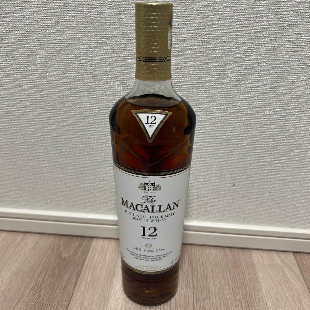 【新品未開封】Macallan 12Year OldSherryOak Cask