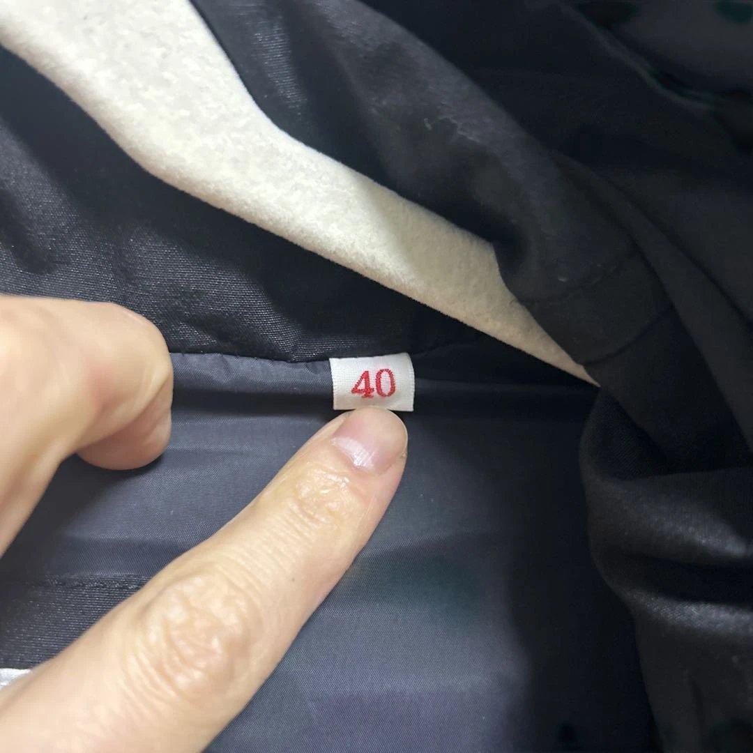 DANTON ブラック ダウンジャケット フード付き　サイズ40