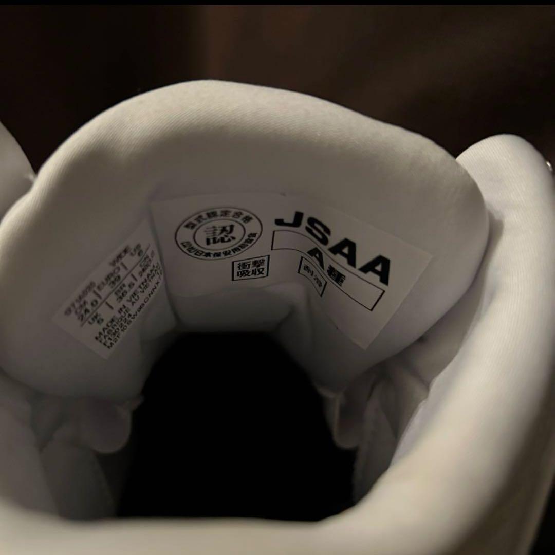 新品　ウィンジョブ 限定色　CP304 BOA ホワイト×ホワイト　24cm