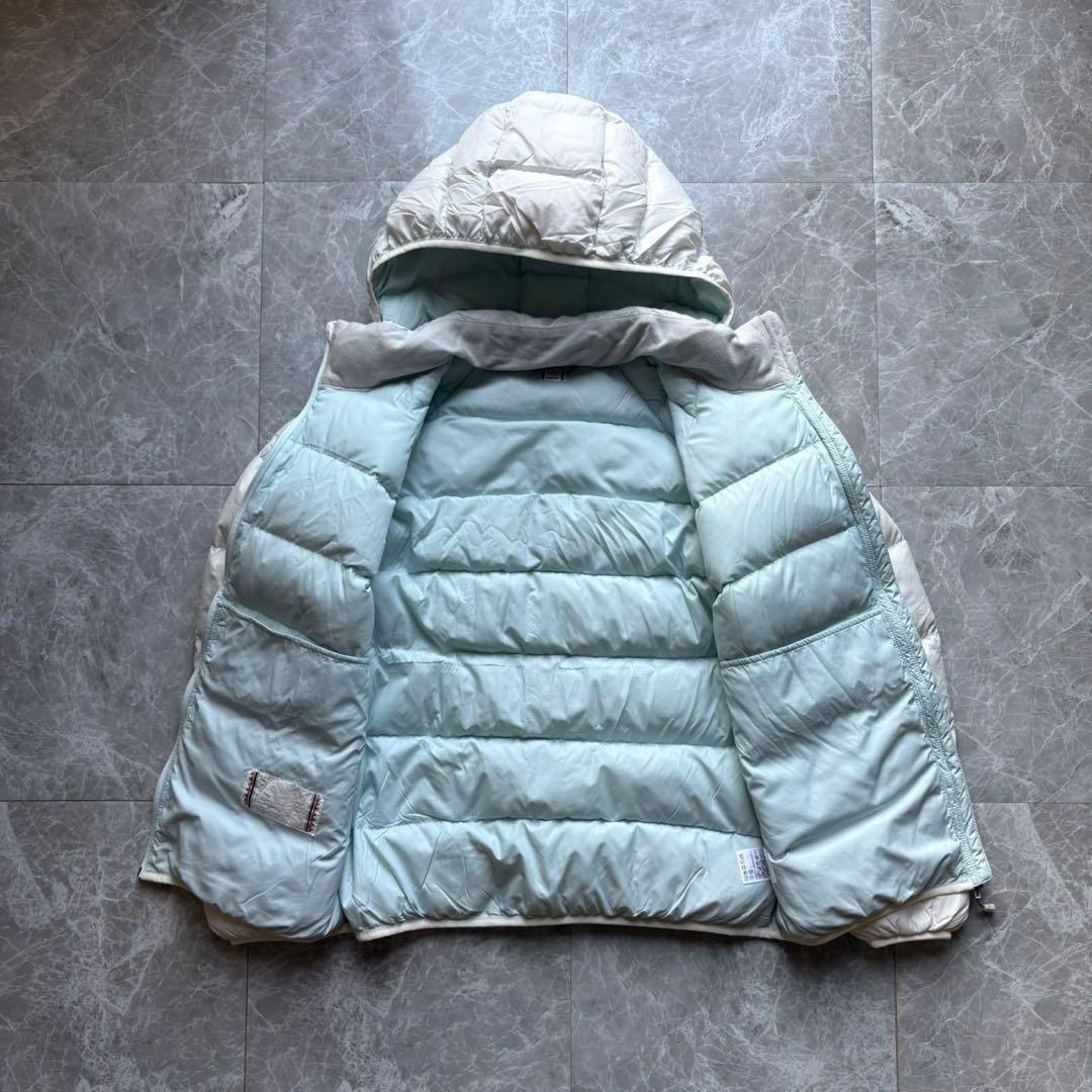 【人気カラー❗️】mont-bell ダウンジャケットS ホワイトモンベル　160