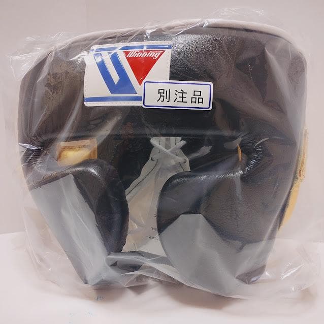 Winning ウイニング ボクシング ヘッドギア Lサイズ 黒金 別注品③