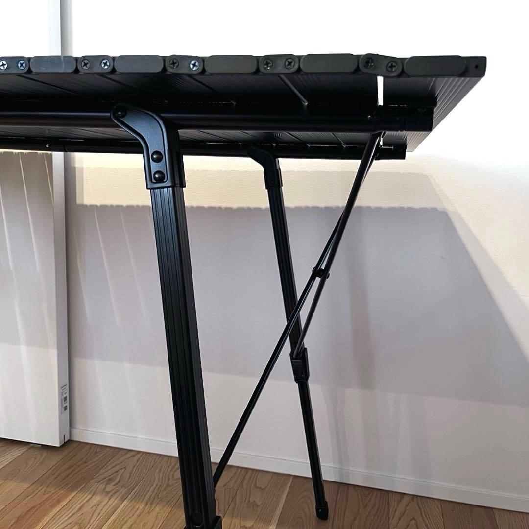 【美品】タラスブルバ アルミコンパクトロールテーブル L ブラック