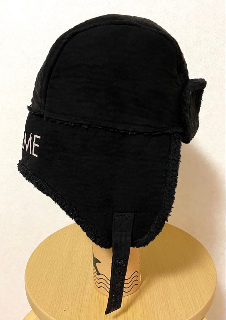 Supreme フライトキャップ ブラック