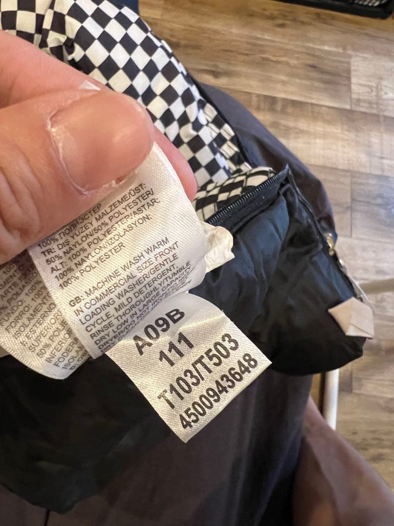 チェック柄　supreme northface寝袋 2011ss ノース