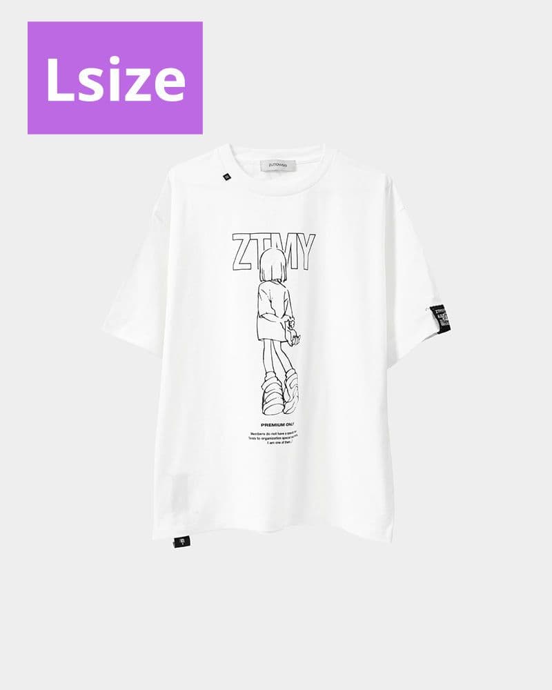 ずとまよ コズミックどろ団子ツアー ニラちゃんTシャツ ホワイト L