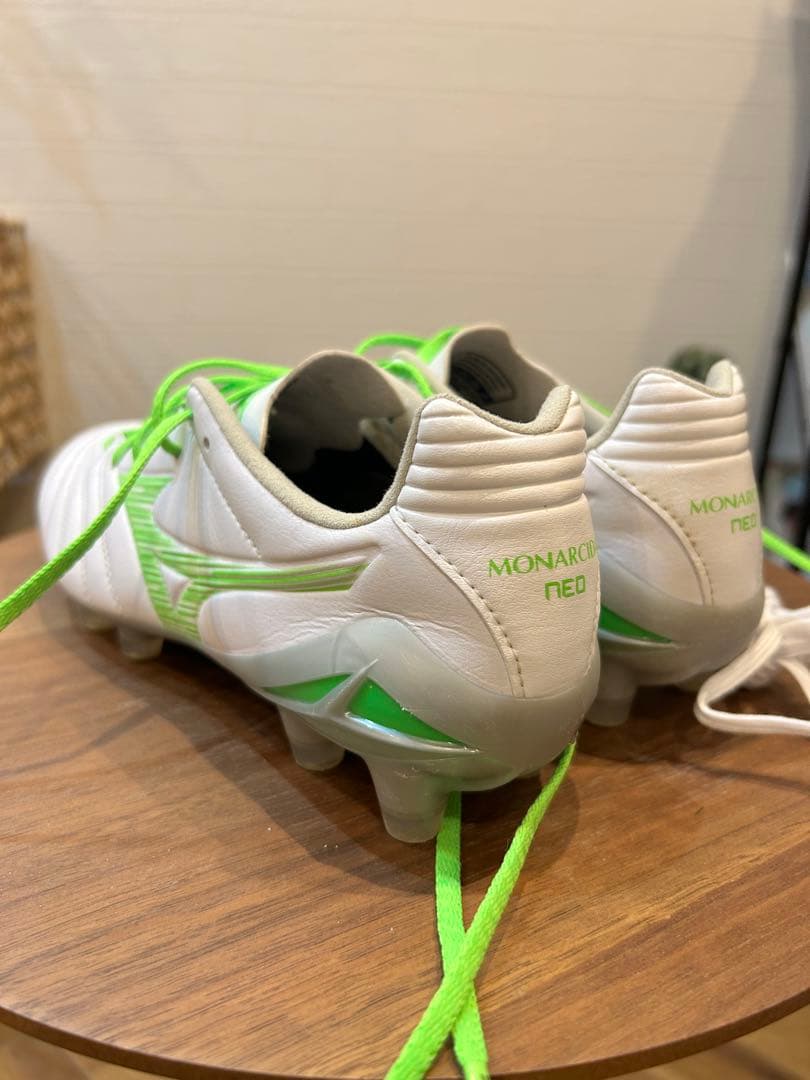 モナルシーダ NEO III PRO 22.5cm ホワイト・グリーン