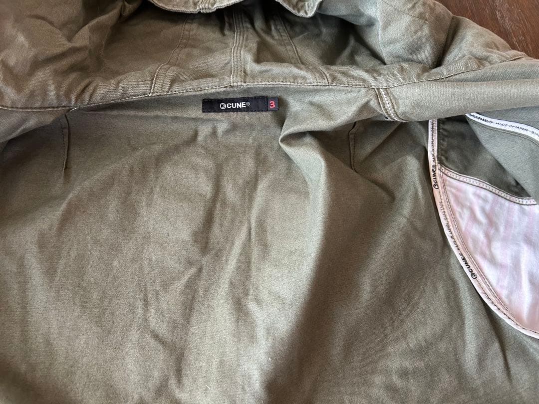 cune キューン モッズコートL　FUGUFUGU ミリタリーコート2015