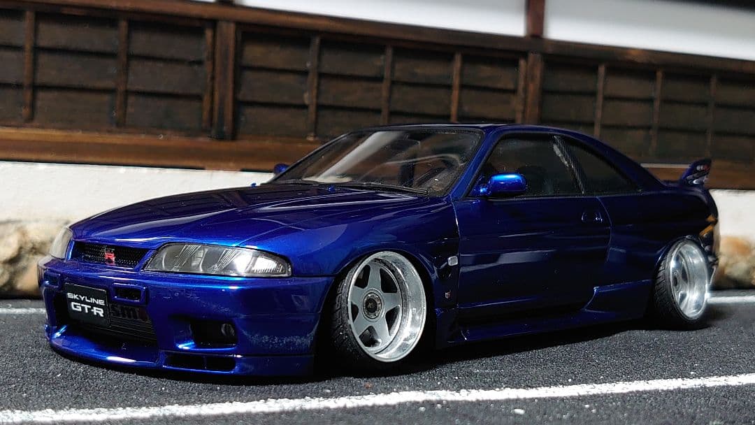 1/24 タミヤ スカイライン R33 GT-R 完成品
