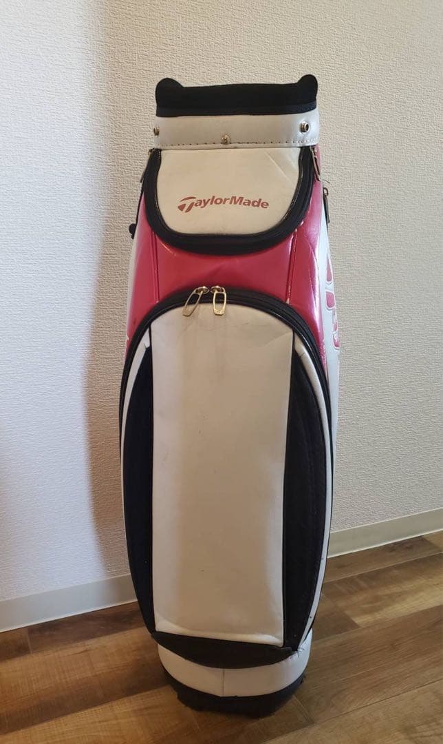 TaylorMade キャディバッグ ホワイト ピンク